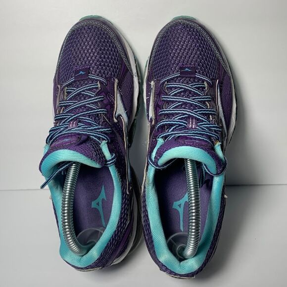 Mizuno Women's Wave Viper Mullberry/blue Size 8 - Picture 5 of 8